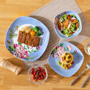 Majestic Serviesset - 12 delig - 4 persoons - Lichtgroen - Dinerborden - Bordenset - Diepe borden - Ontbijtborden - Servies - Keukenservies