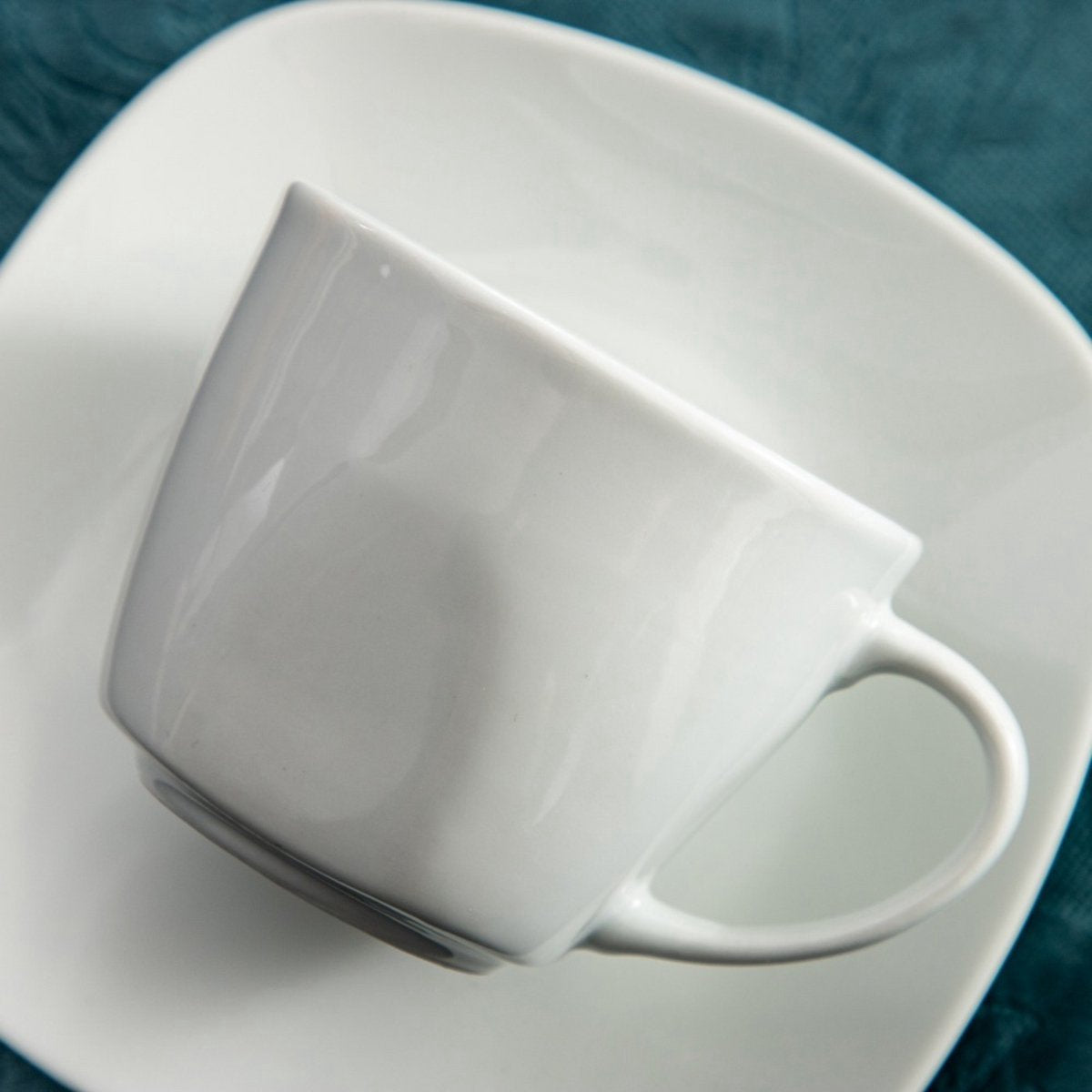 Prestina Mokkenset - 6 stuks - Wit - Dinerborden - Bordenset - Diepe borden - Ontbijtborden - Servies