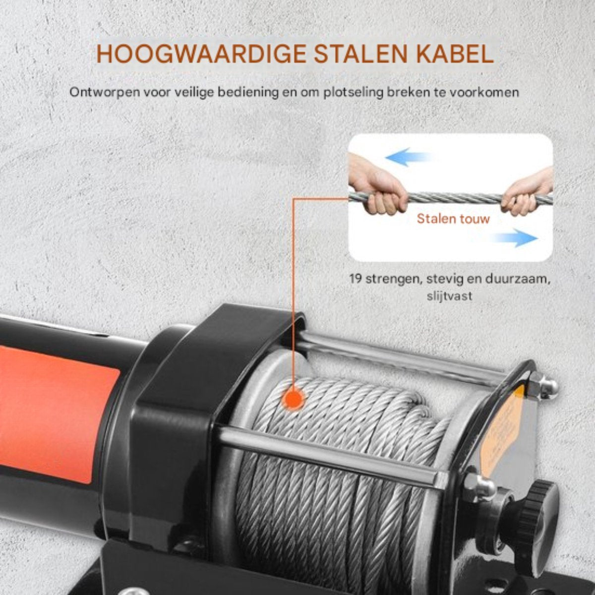 Happyment Elektrische Auto Lier - Afstandsbediening - Vrachtwagen - Geschikt Voor 1400kg
