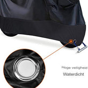 Happyment Motorhoes PRO - Waterdicht Buiten - Scooterhoes Waterdicht