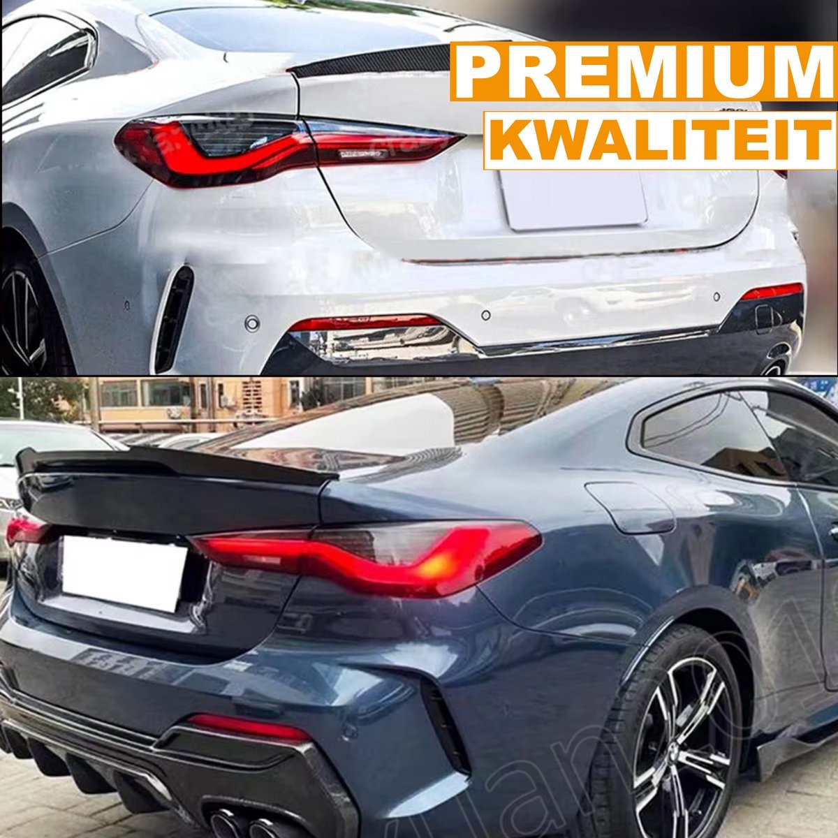 Spoiler Blade Torrix - Achterste Kofferbak Spoiler - M4 Stijl - Koolstofvezel Look - Auto accessoires - Voor BMW G22/G82 M4 Coupe (2021-2022)