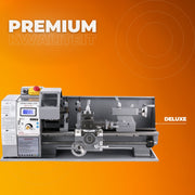 Precisie Metaal Draaibank – Mini Draaibank met 9 Frezen & 2 Klauwplaten – Voor Hobby en Werkplaats