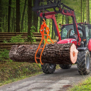 Professionele Bosbouwtang - Stamverplaatser 1000kg - Transporttang - Oranje Handgreep
