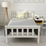 Eenpersoonsbed 90 x 200 cm - Voor Kinderen - Met lattenbodem - Zonder matras - Kinderbed
