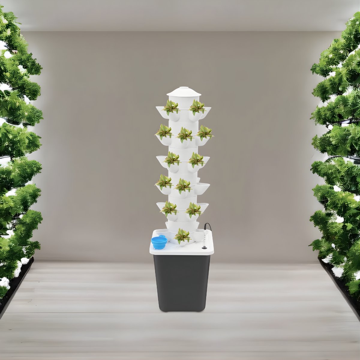 Kweeksysteem - Plantentoren - Voor tuin en binnengebruik - Wit