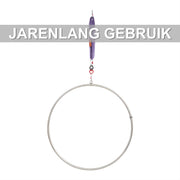 Hoop - Hula hoop - Hoepel - Voor yoga, acrobatiek en circus - Zilver