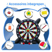 Gigantisch Opblaasbaar Voetbal Dartbord - Voor Kinderspeeltuin & Events - Inclusief 8 Voetballen - Hoge Kwaliteit - 3x3x1.4m