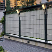 Happyment Privacy strip - Net schutting - Zichtbreeknet deluxe - Zichtdoek - Windbreekgaas - 50m x 19cm - Grijs