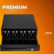 Kassalade Deluxe - Geldlade - Geldkist - POS-systeem Kassalade - Voor 5 munten - Met 2 Sleutels