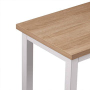 Bolt Edge Bartafel - Bruin - Rechthoekig - Hout & metaal - 100x40x100cm