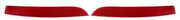Reflectorlens - Achterbumper - Links + Rechts - Voor Mercedes GL-Klasse X166 (2013-2016) - Auto Accessoires