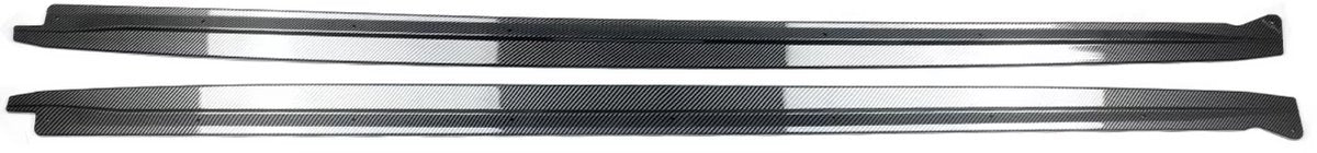 MP Stijl Zijrok Verlenging - Koolstofvezel Look - Auto accessoires - Voor BMW F15 X5/F85 X5M/F16 X6/F86 X6M