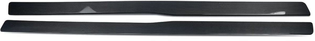 Side Rokken Extension Lip - Carbon Look - Voor BMW F80 M3 / F82 M4 M Sport (2015-2020) - Auto Accessoires