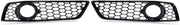 Mistlamp Grille Covers - Honingraat Zwart - Voor Audi A3 8P (2009-2012) - Voorbumper Accessoire
