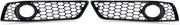 Mistlamp Grille Covers - Honingraat Zwart - Voor Audi A3 8P (2009-2012) - Voorbumper Accessoire