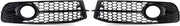 Voorbumper - Voor Audi A6 C6 S-Line 2009-2012 - Auto accessoires - Mistlichtgrille - Honingraat - Gloss Zwart