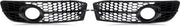 Voorbumper - Voor Audi A6 C6 S-Line 2009-2012 - Auto accessoires - Mistlichtgrille - Honingraat stijl - Gloss Zwart