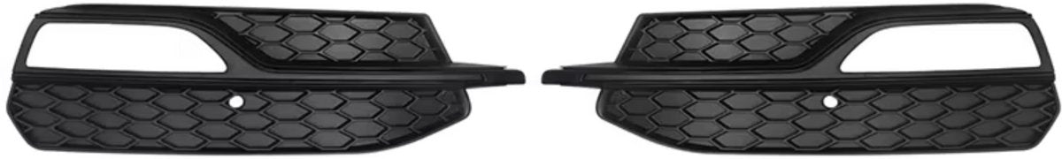 Grille - Voor Audi A3 S-Line 2014-2016 / A3 S3 2013-2017 - Auto accessoires - Honingraat grille - Zwart - ABS