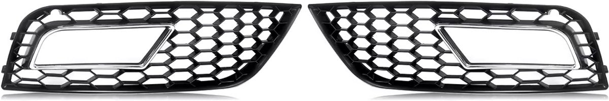 Voorbumper - Voor Audi A4 B8.5 2012-2015 - Auto accessoires - Bumper voor - Mistlichtroosters
