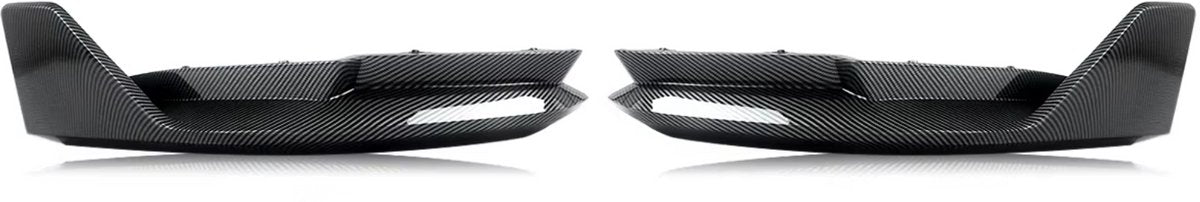 Voorbumper Splitter Lip Schorten - Voor BMW G80 M3/G82 Coupe (2021-2023) - MP Stijl - Koolstofvezel Look - Auto accessoires
