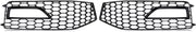 Voorbumper - Voor Audi A4 B8.5 S-Line/S4/RS4 2013-2015 - Auto accessoires - Mistlichtgrille - Honingraat stijl - Gloss Zwart