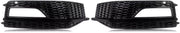 Grille - Voor Audi A4 B8.5 S-Line S4 2012-2015 - Auto accessoires - Mistlichtgrille - Bumpercover voorzijde - Zwart
