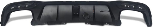 Achterdiffuser - Glanzend Zwart met Punten - Auto Accessoires - Voor Mercedes GLE W166/X166 AMG-Line (GLE400/GLE350)