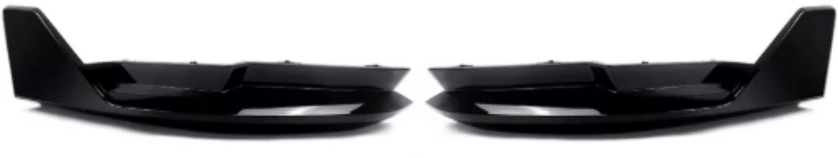 Bumper Splitter Lip Schorten - Voor BMW G80 M3 Sedan (2021-2024) - MP Stijl - Skirt - Glanzend Zwart - Auto accessoires