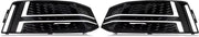 Grille - Voor Audi A4 B9 S-Line 2016-2018 - Auto accessoires - Mistlichtgrille - Zonder lampgat