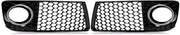 Voorbumper Mistlicht Grille Covers - Voor Audi TT MK2 8J (2010-2014) - Honingraat Mesh