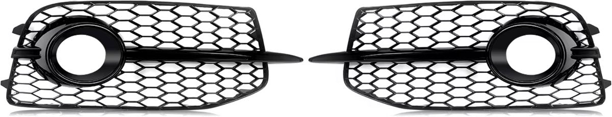Grille - Voor Audi Q3 S-Line 2011-2015 - Auto accessoires - Mistlichtgrille - Honingraat grille - Deksel