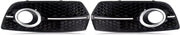 Voorbumper - Voor Audi Q5 2009-2011 - Auto accessoires - Mistlichtgrille - Chroom/Zwart