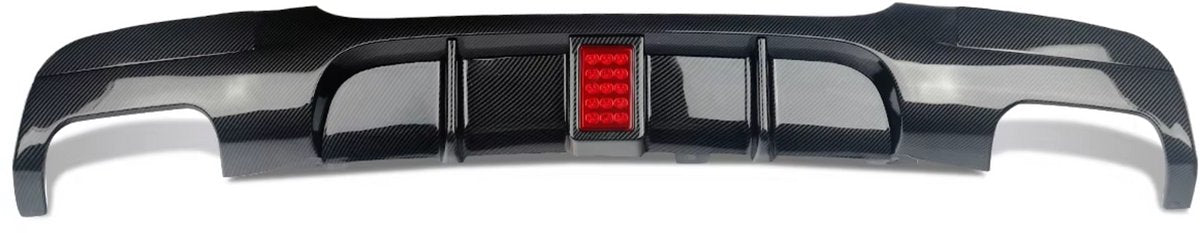 Achterbumper - Voor BMW 3-Serie E90 Sedan M Sport 2009-2012 - Auto accessoires - Diffuser - Quad exhaust - Carbon Look
