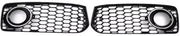 Grille - Voor Audi A5 S-Line/S5 B8 RS5 2008-2012 - Auto accessoires - Honingraat grille - Mistlichtroosters - Zwart/Chroom