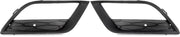 Voorbumper - Voor Seat Ibiza 2012-2016 - Auto accessoires - Mistlicht grille cover - Links en rechts - Zwart