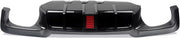 Achterbumper - Voor BMW 5-Serie F10 M Sport 2010-2016 - Auto accessoires - Achterdiffuser - Carbon Look - Met LED