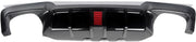 Achterbumper - Voor BMW 5-Serie F10 M Sport 2010-2016 - Auto accessoires - Achterdiffuser - Carbon Look - Met LED