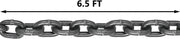 Kettingslinger - 4 ton - Rateltakel - katrol takel - Kettingtakel lier - 2.8m Hefhoogte - Hefboomtakel - Vier poot stalen haak
