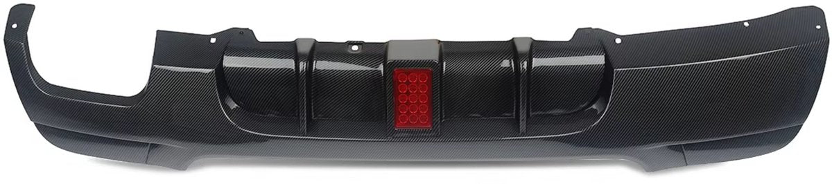 Achterbumper - Voor BMW E92/E93 335i M Sport 2007-2013 - Auto accessoires - Diffuser lip - Carbon Look