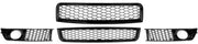 Grille RS Quorin - Zwart RS Stijl Voorste Bovenste Grill + Mistlicht Grille A4B6 - Voor Audi A4 B6 (2002-2005) - Auto Accessoires