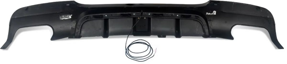 Achterbumper - Voor BMW 3-Serie E90 Sedan M Sport 2009-2012 - Auto accessoires - Diffuser - Quad exhaust - Carbon Look