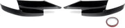 Side Hoek Splitters Voorbumper - Set van 2 - Voor BMW F10 M5 Sedan (2010-2016) - Gloss Zwart