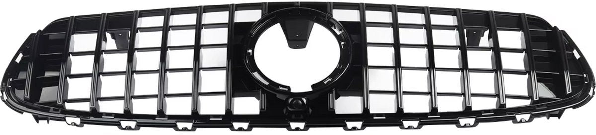 GT Grille Velos - Voorbumper grill - Voor Mercedes GLC W253/X253 (2020) - Black Chrome GT Stijl - Auto Accessoires