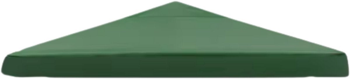 Partytent dak Valora groen - 3x3m doek - Tentdoek - Vervangend dak voor tent - Paviljoen - Waterdicht