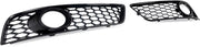Mistlamp Covers Straton - Honingraat Zwart - Voor Audi A3 8P (2009-2012) - Voorbumper Accessoire
