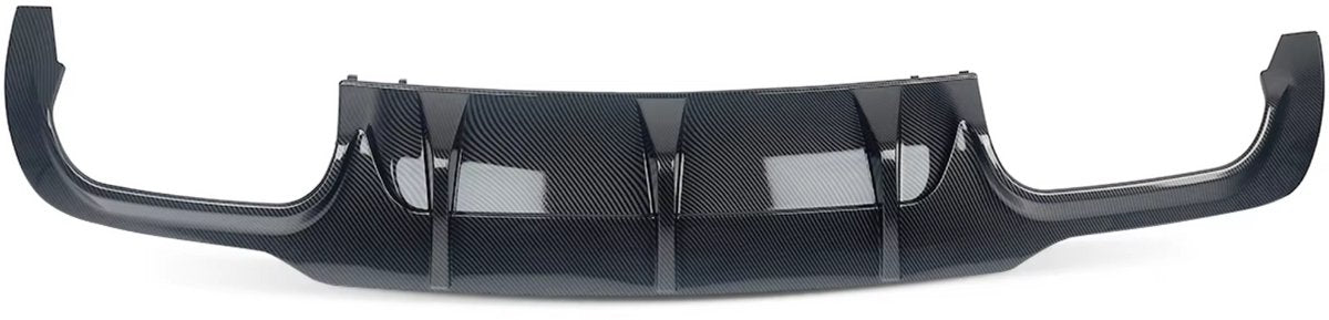 Achterbumper Diffuser Lip - Voor Mercedes C-Klasse W204/C204 - Carbon Look - C63 Coupe Stijl - Auto Accessoires