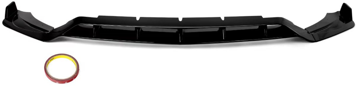 Voorbumper Splitter Lip - C63 Stijl - Gloss Zwart - Voor Mercedes C-Klasse W206/S206 (2022-2024) - Auto Accessoires