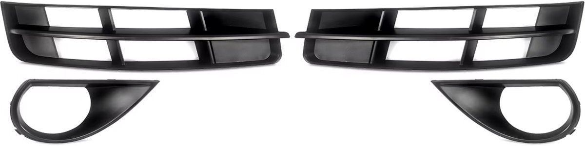 Grille - Voor Audi Q7 MK1 Standaard Bumper 2010-2015 - Auto accessoires - Mistlichtgrille - Bumpercover voorzijde