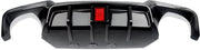 Achterbumper - Voor BMW 5-Serie F10 M Sport 2010-2016 - Auto accessoires - Achterdiffuser - Carbon Look - Met LED