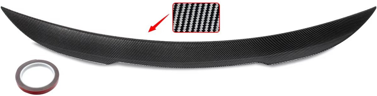 Spoilerblade Nitro GT - Achterlip Spoiler - Carbon Kleur - AC Stijl - Voor BMW 3 Serie 330i G20/G80 - Auto Accessoire